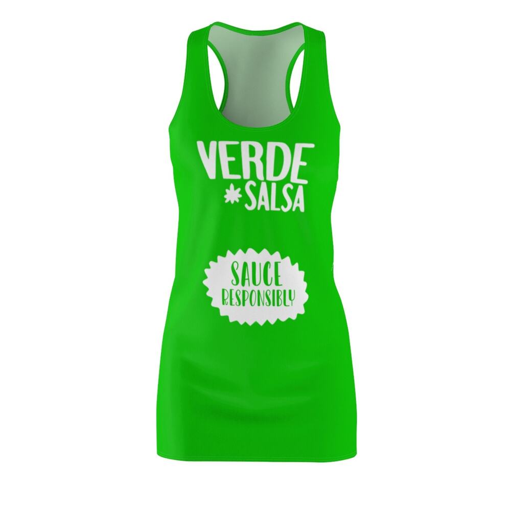 Verde Taco Sauce Halloween Tank Dress For Women Size Medium NWT - Picture 2 of 3
